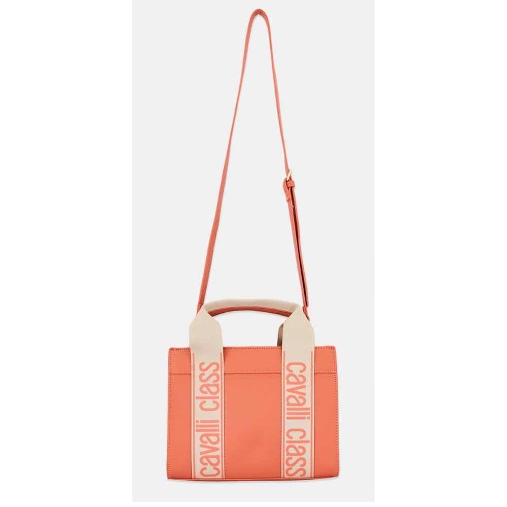 NWT Cavalli Class Serafina Large Top Handle Tote Coral Haze‎
